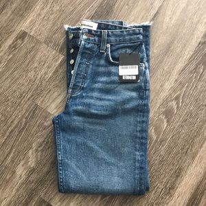 Reformation Mid Crop Flare Jeans